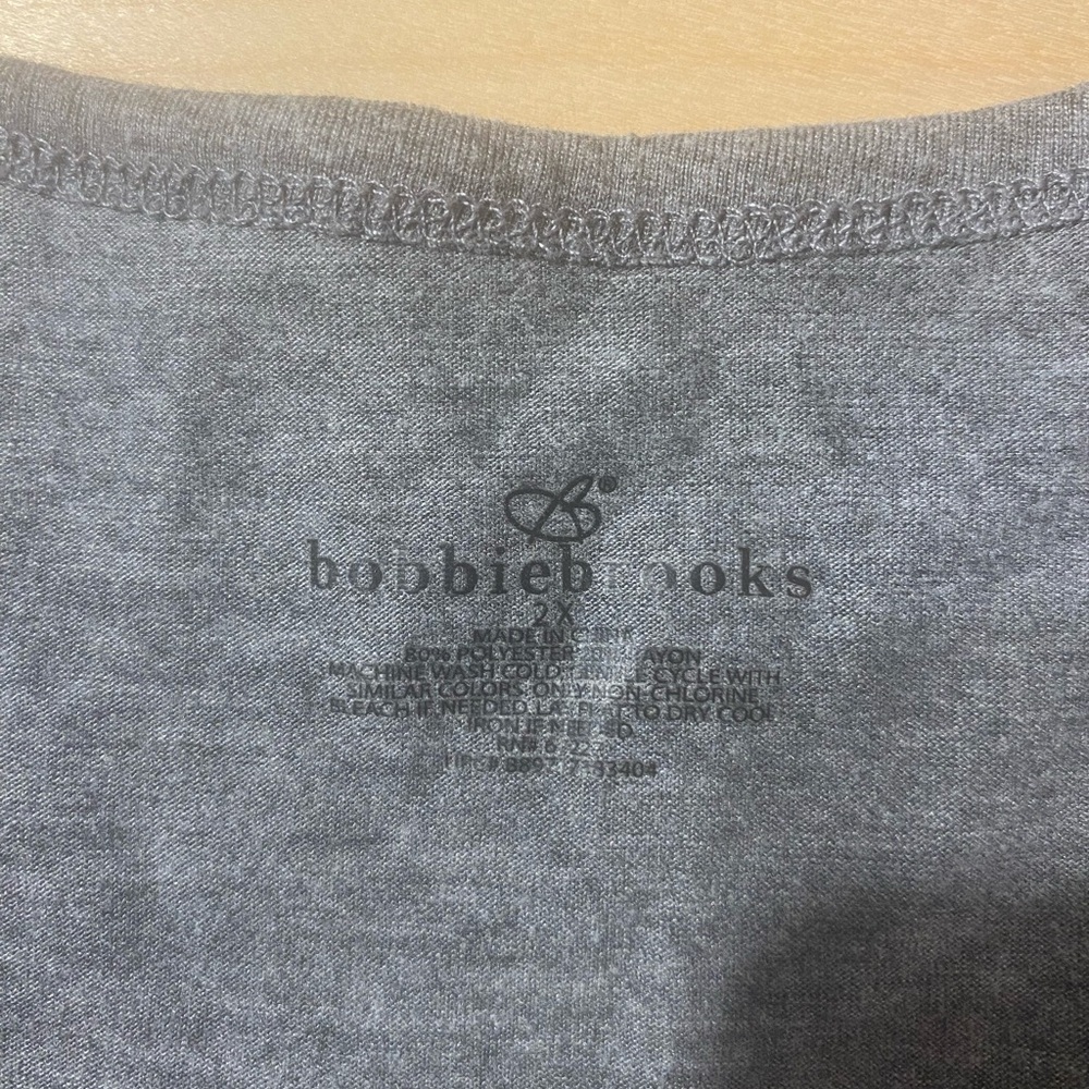Bobbie Brooks Gray Pajama Set 2X (FS) - Picture 9 of 10